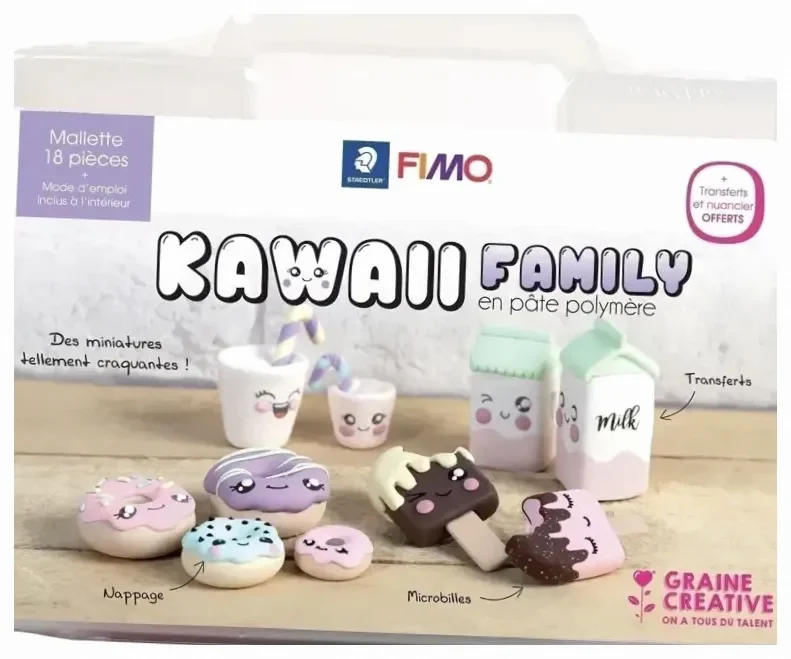 ESTUCHE FIMO "KAWAII FAMILY"
