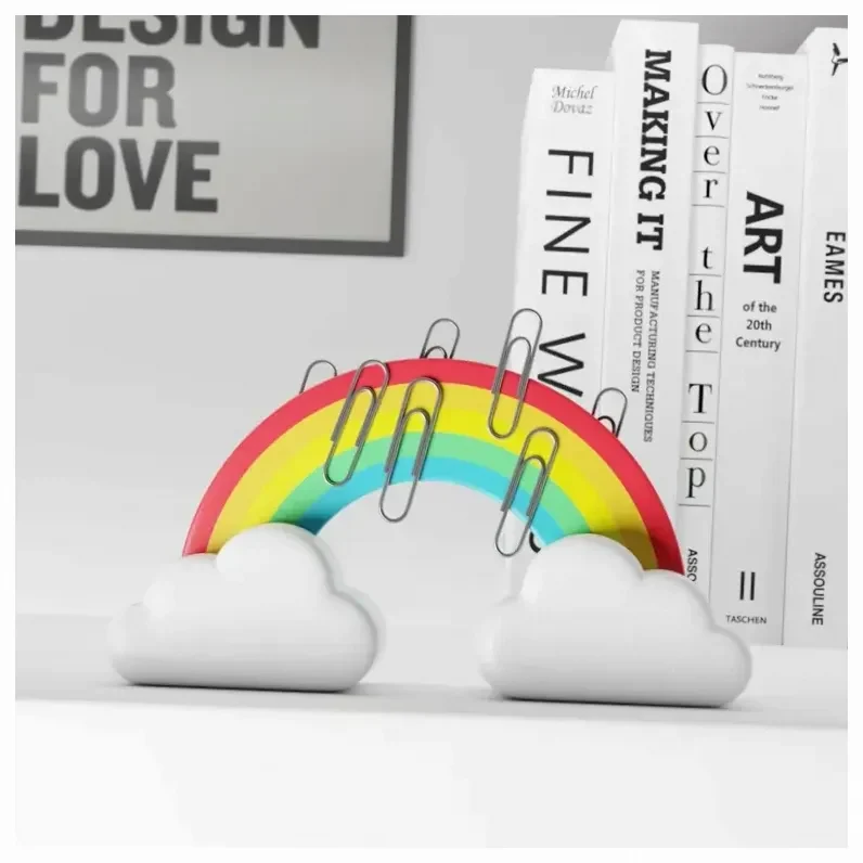 Soporte para clip de papel arcoíris
