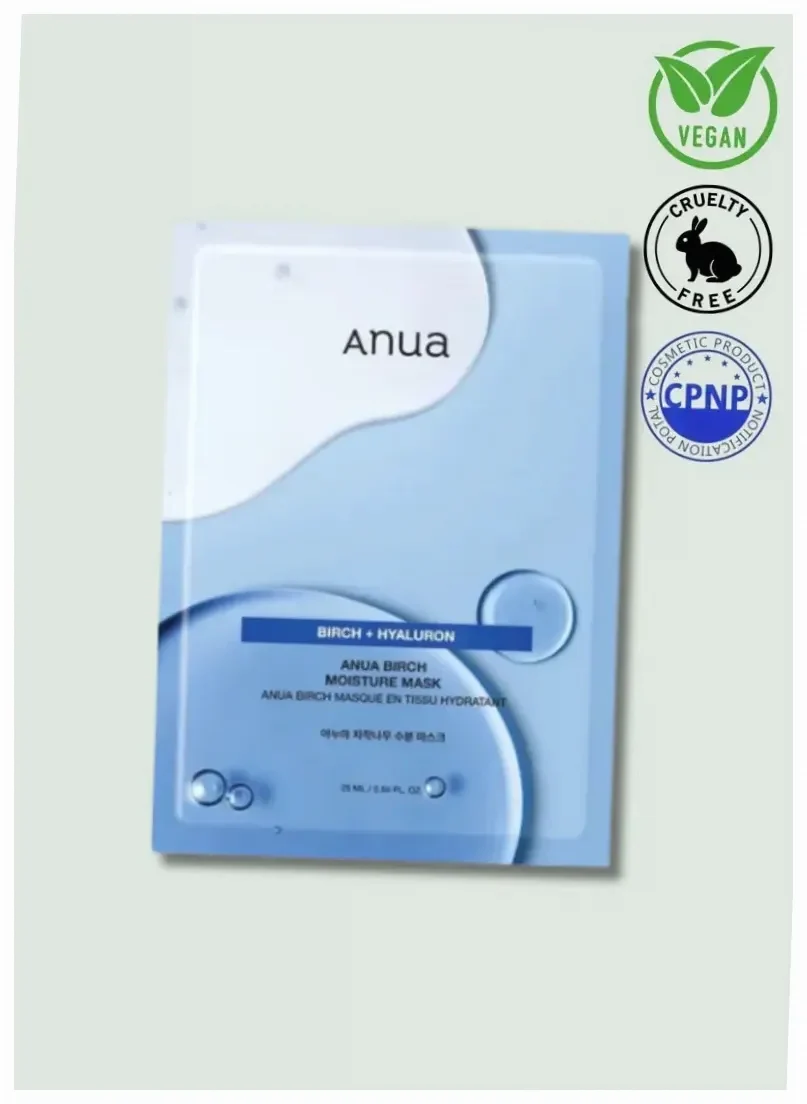 ANUA – Mascarilla de tela con savia de abedul 25 ml