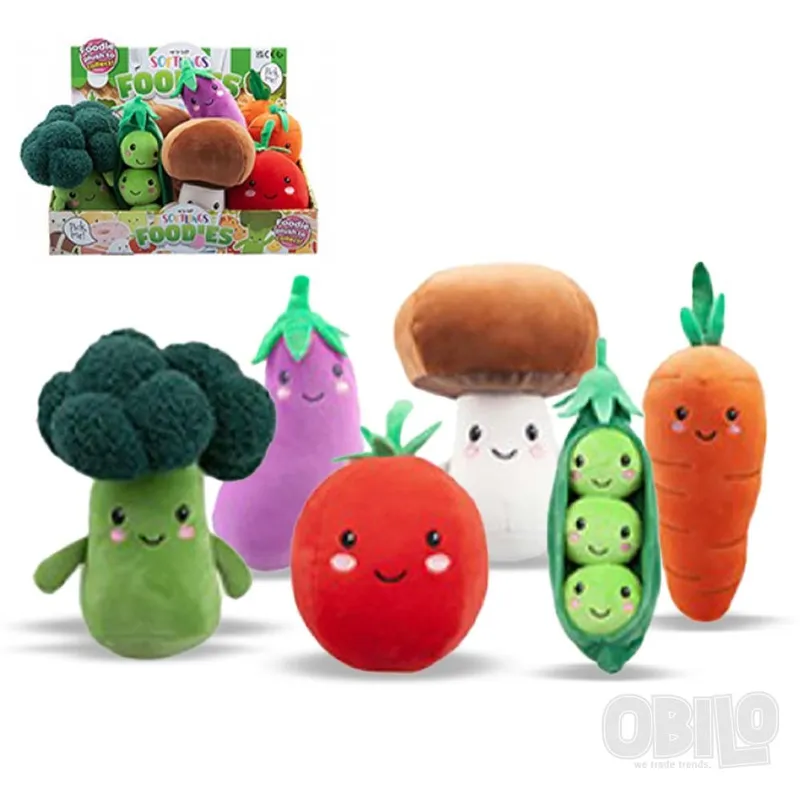 Softlings, Veggie, Softlings para jugar y coleccionar / muñecos de peluche grandes